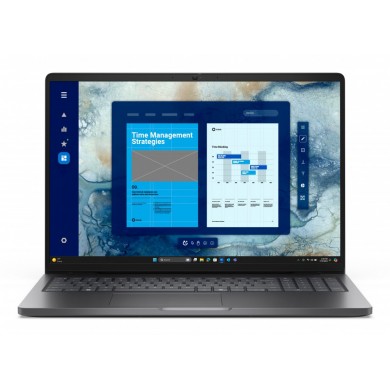 Laptop Dell Pro 16 PC16250 Intel Core Ultra 7 265U Touchscreen 16GB DDR5-SDRAM 512GB SSD Windows 11 Pro Black, imagine principală